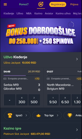 Mozzart Početna stranica Croatia