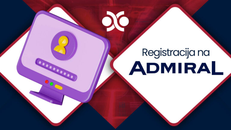Registracija na Admiral Bet