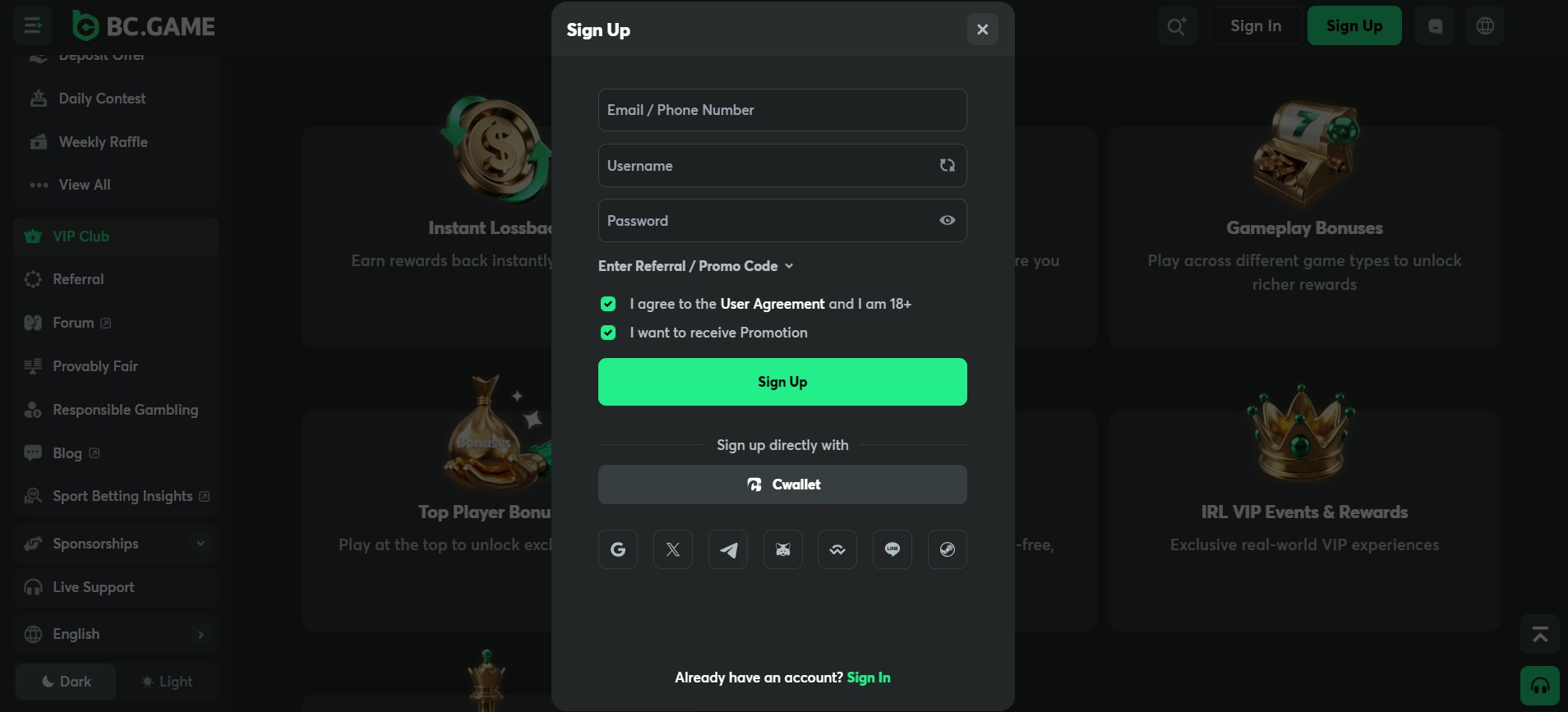 BC Game Hrvatska Registracija