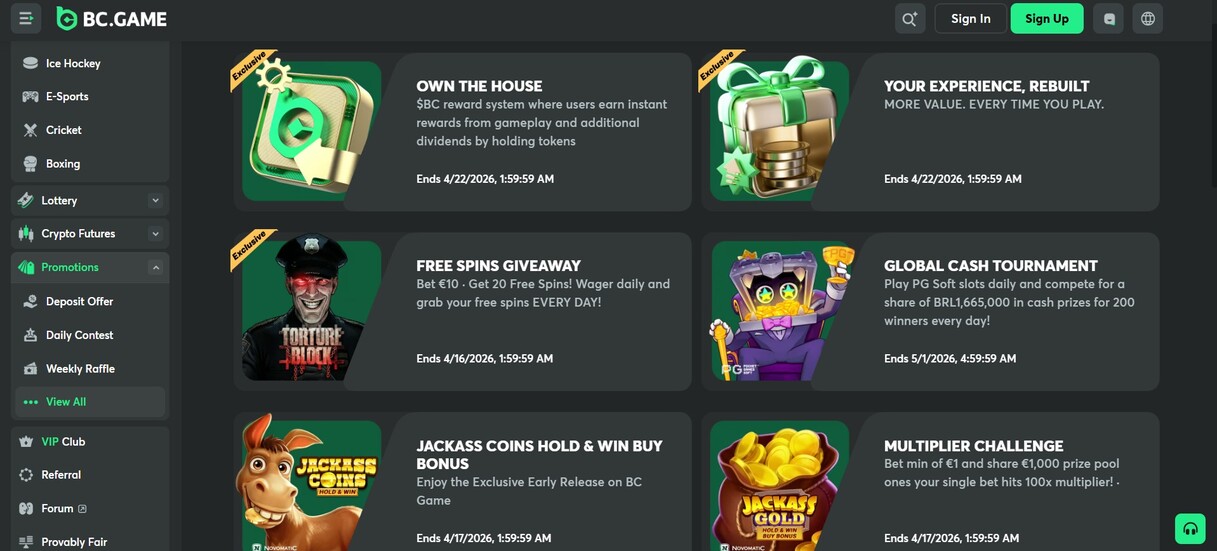 BCGame Hrvatska Promocije pc