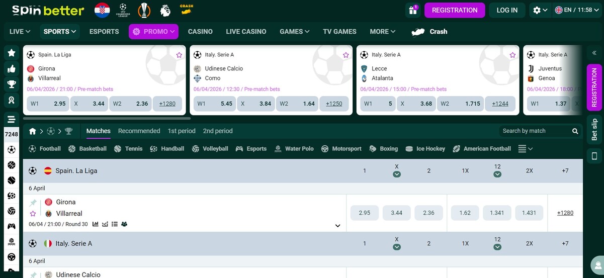 Spinbetter Hrvatska naslovna stranica pc