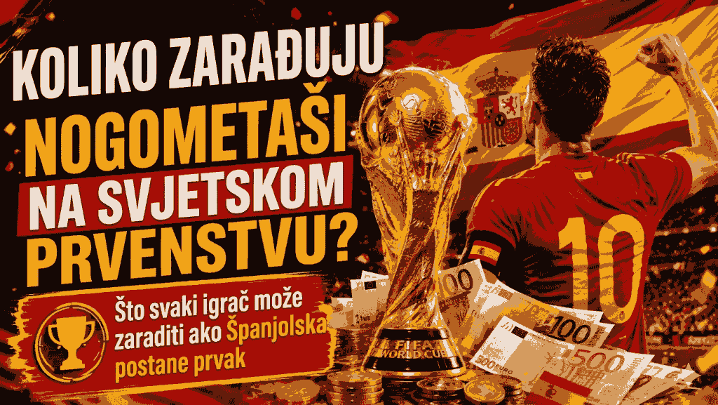 Koliko nogometaši zarađuju za igranje na Svjetskom prvenstvu