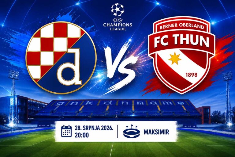Dinamo protiv Thuna u uzvratu Lige prvaka