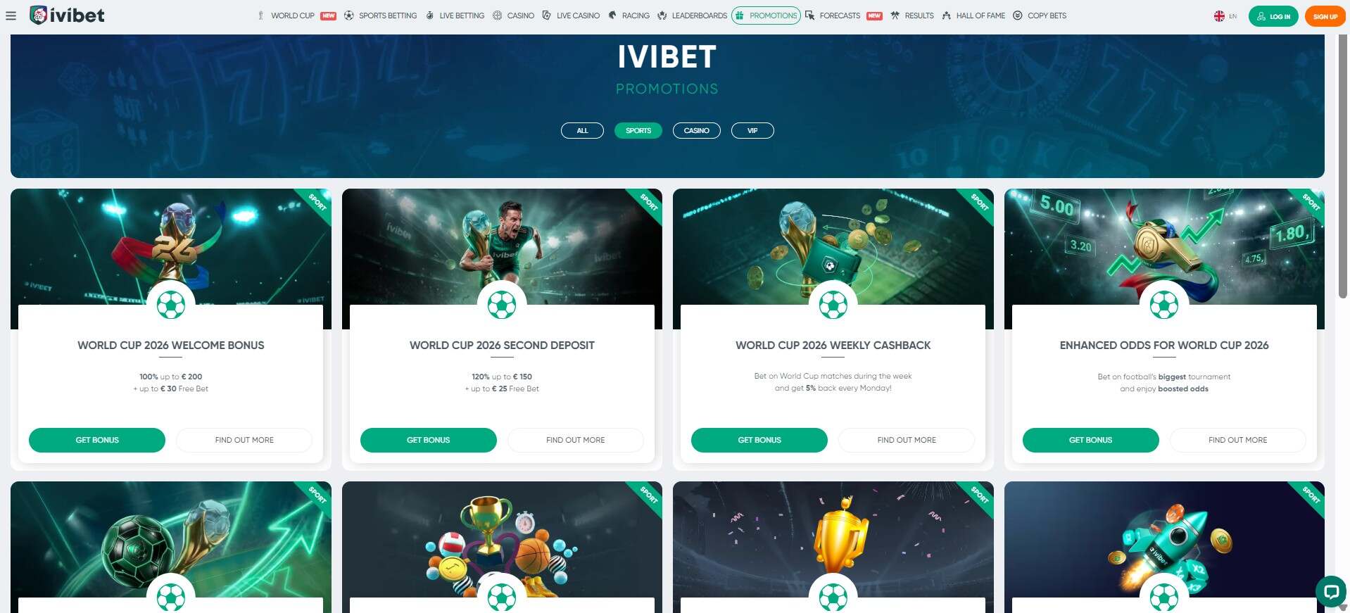 ivibet Promocije Hrvatska Desktop verzija