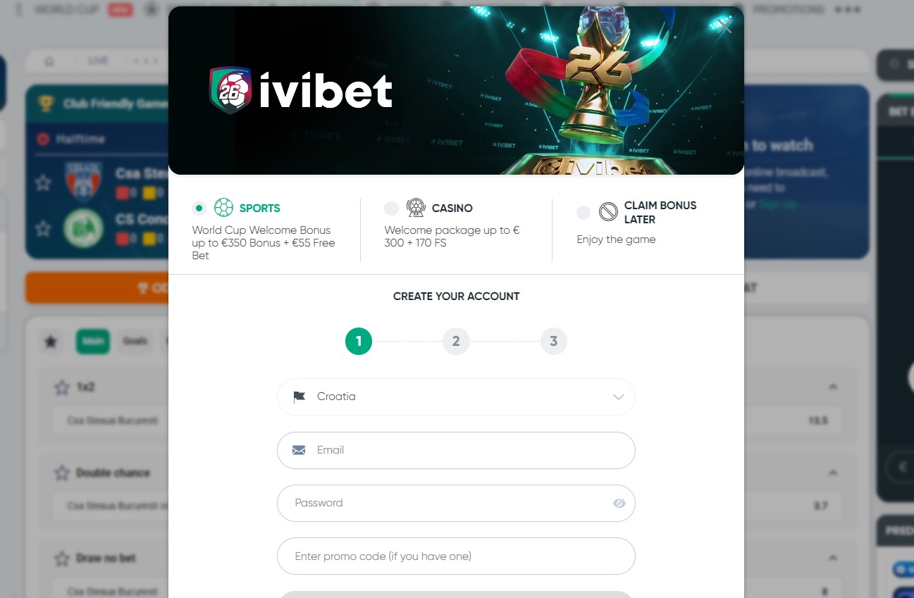 ivibet Registracija Hrvatska