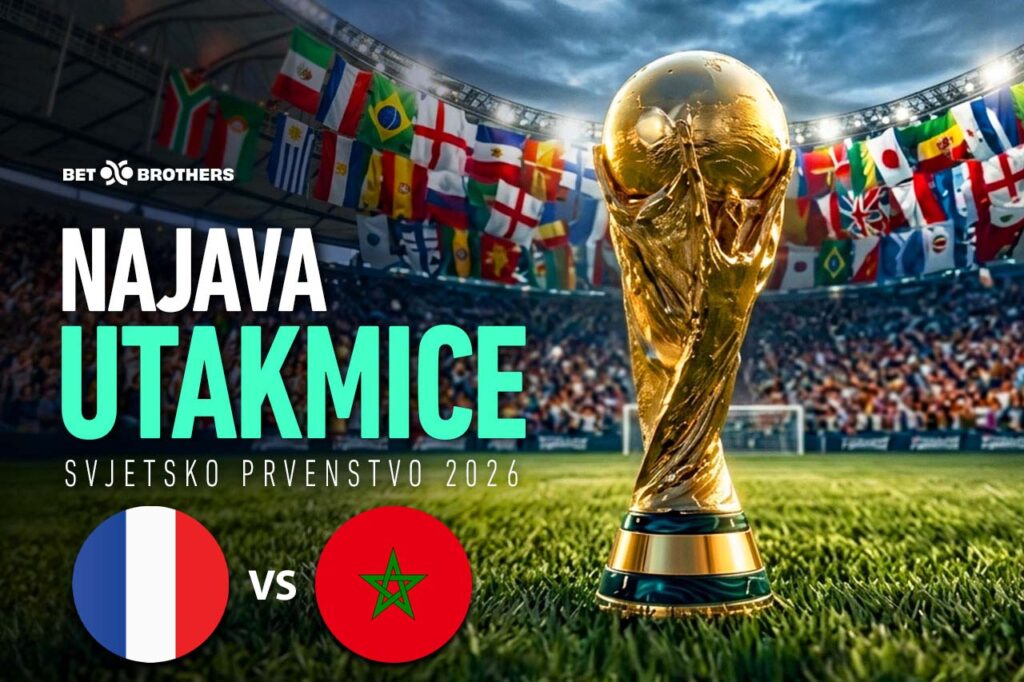 Četvrtfinalni dvoboj između Francuske i Maroka.