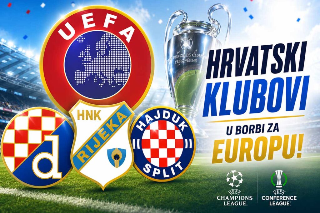 Hrvatski klubovi u borbi za UEFA ligašku fazu 2026