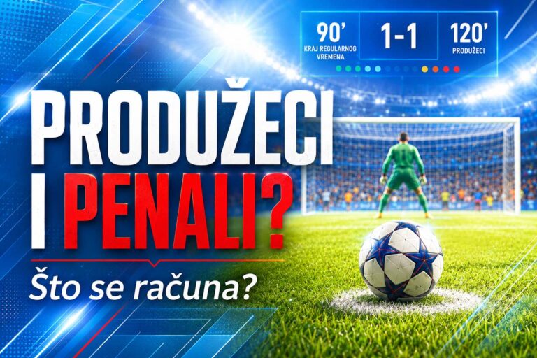 Računaju li se produžeci u kladionici nakon 90 minuta