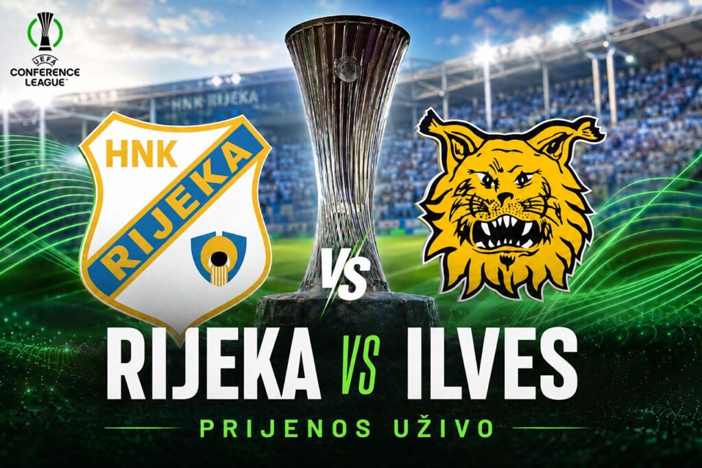 Rijeka Ilves prijenos uživo uoči europskog susreta na Rujevici