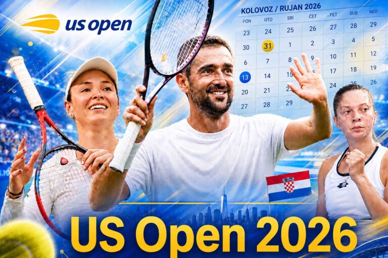 US Open 2026 i hrvatski tenisači u New Yorku