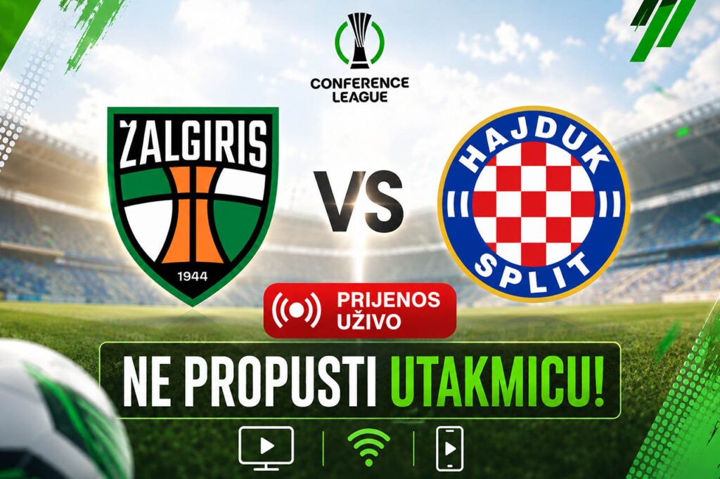 Žalgiris i Hajduk u važnom dvoboju Konferencijske lige