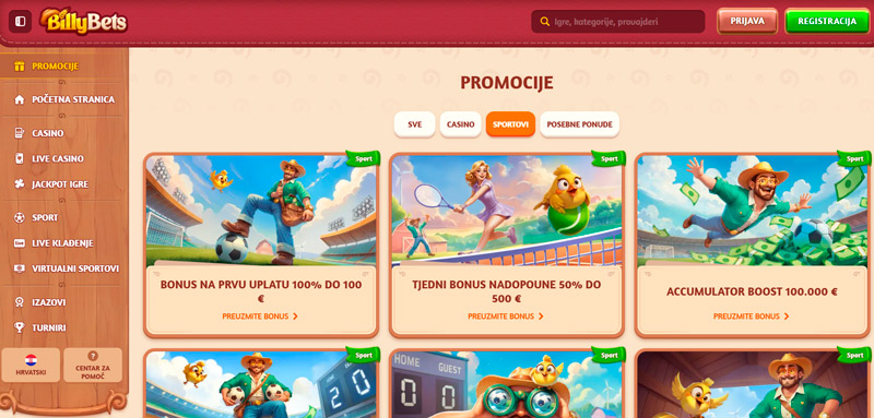 promocije billybets
